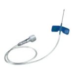 Equipo para venoclisis en forma de mariposa miniven 21 g color verde