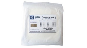 Gasa Esterilizada Galia De 10 Cm X 10 Cm Tipo Vii Con 12 Capas Y Tejido Plano De 20 X 12 Blister c/5
