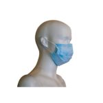 Cubrebocas Mds Desechable plisado Azul paquete c/10 pi