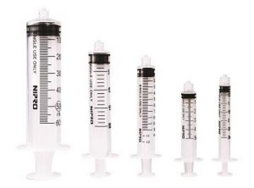 Jeringa Esteril Desechable Nipro 20 ml Sin Aguja (Luer Lock)