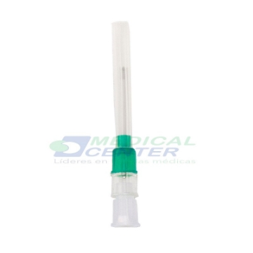 Cateter Intravenoso Punzocat Verde Radiopaco Cal.18G L.32Mm (1 1/4") Flujo 102 Ml/Min