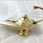 »Lampara de Aladino Laton con Led