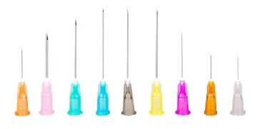 Aguja Hipodermica Nipro 23 x 25 mm (1") Azul