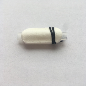 »Tapon Nasal MDD de 80x20x15 mm con Via Aerea y Cordon Tipo Merocel