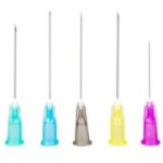 Aguja Hipodermica Nipro 18 g x 38 mm (1 ½") Rosa.