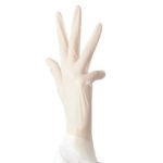 Guante De Latex Uniseal Para Exploracion Esteril Talla Mediana