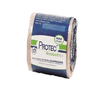Venda Elastica Alta Compresion Tensolastic Protec Plus 5 cm x 5 mts.