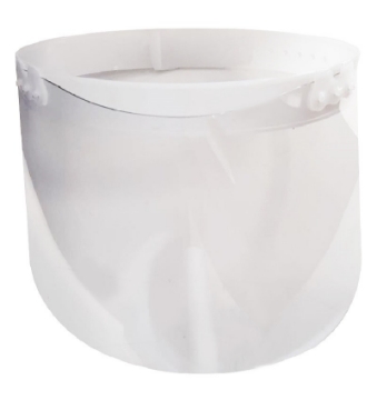 Careta Pet Ajustable Transparente